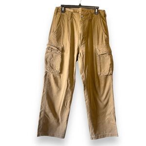 AEO Khaki Cargo Pants Men’s Size 31 x 32